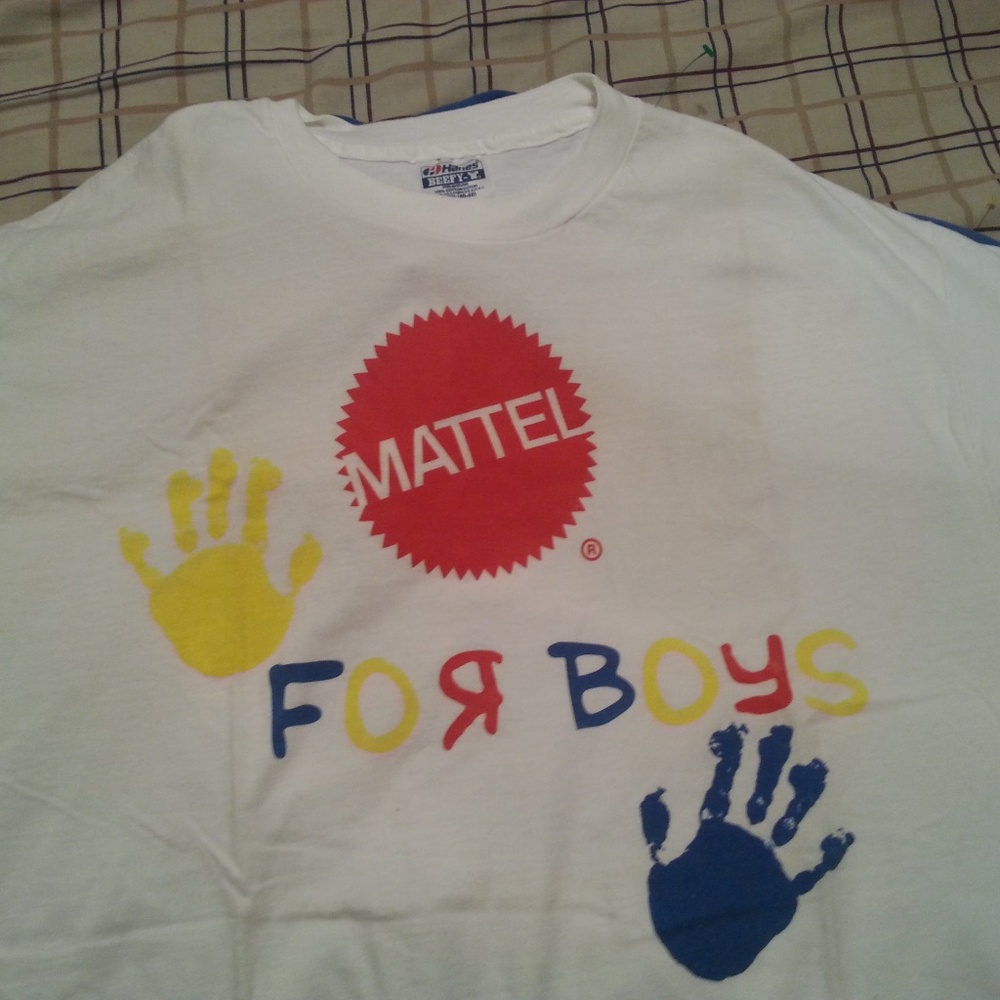 Vintage Mattel shirt/ single stitch/ Hanes beefy tag
